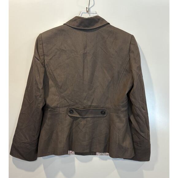 Tahari Women's Brown Blazer Jacket Career Size 10P‎ (J) - Picture 2 of 5